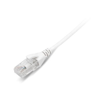Slim Line Patchkabel, U/UTP Cat6/E, flex, LSOH, wit, 1.5m