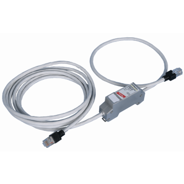 Dehn, Din-Rail Data overspanningsbeveiliging, Ethernet 250Mhz, RJ45S, 48V PoE+, kabel type