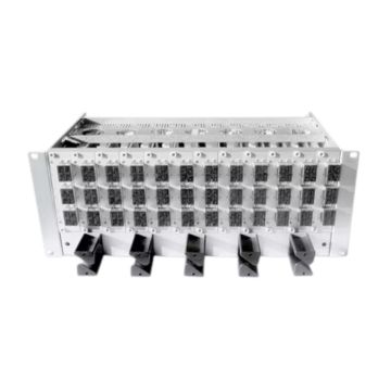 FO 3HE inschuifmodule Draagframe, 19inch, 225mm diep, LEEG