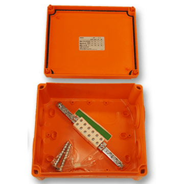 Junction Box VAD ... E30-E90	orange, 175x150x80mm, 6x KR6 + 2x PE 16 mm2, VAD 3 6x6 PE