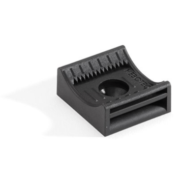 Kabelfix Basis, Klembereik 8-35mm, montagegat M4-M5, tbv 20mm klittenband excl.