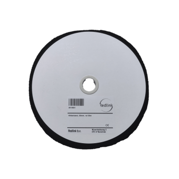 Klittenband, 10mm, Rol 25m, Zwart, Back to Back