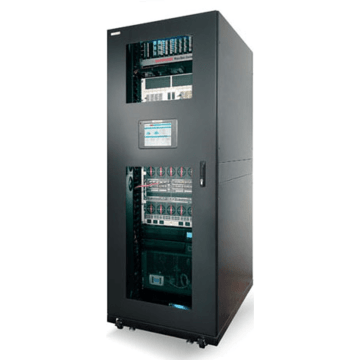 MDC200 Standaard, 42HE, Micro Data Centre kast, 2000x800x1100mm, Geperforeerde deuren, Zwart