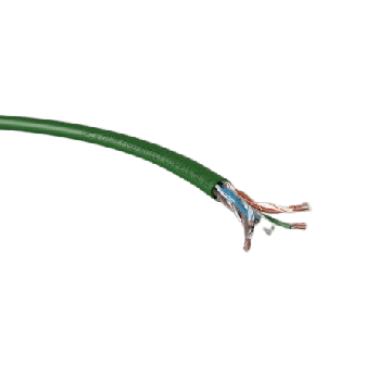 Datakabel Cat6/E, U/UTP 1GBit, GC450, Cca-s1.d2.a1, LSOH Groen (AWG23), 500m
