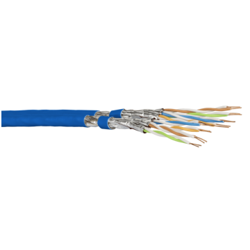 Datakabel Cat7/F, S/FTP 10GBit, GC1000 plus23, Eca, 2x4P LSOH Blauw (AWG23), 500m