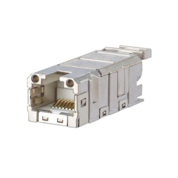 E-DAT RJ45 Keystone Cat6EA T568A, tbv Industrieel IP67 behuizingen V1,V4,V5 en V14