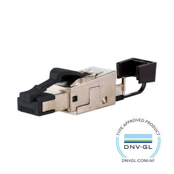 Field Plug Pro, RJ45, Cat6a/klasse Ea, Recht, DNV maritiem