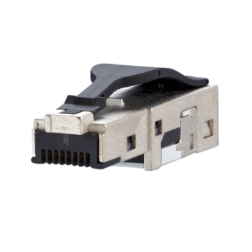 Field Plug, RJ45, Cat6/klasse EA, korte versie, Speciaal voor camera en acces points