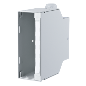FO DIN-Rail REGpro behuizing met lascassette ex front, B50xH128xD132.5mm, grijs