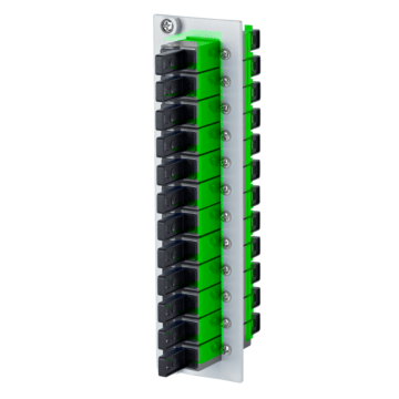 FO OPDAT REGpro inzetplaat, 12xE2000 SM APC, OS2, keramiek, groen