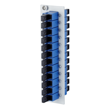 FO OPDAT REGpro inzetplaat, 12xE2000 SM, OS2, keramiek, blauw