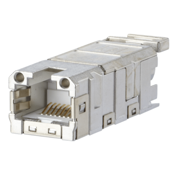 Industriele PROFINET RJ45 Keystone Insert, Cat6EA, tbv IP67-behuizingen, variant 1,4,5 en 14