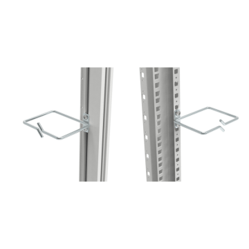 Stalen kabelring tbv kabelbaan of framemontage, 100mm breed, 80mm diep, 10 stuks