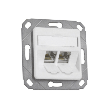 MS/MU, 2v UPK Faceplate 50x50 (leeg), Ral1013