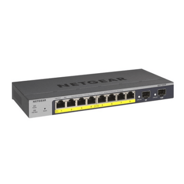 Switch 8x 10/100/1000 (8xPoE+), 55W, 2xSFP leeg, Desktop/Wall-mount