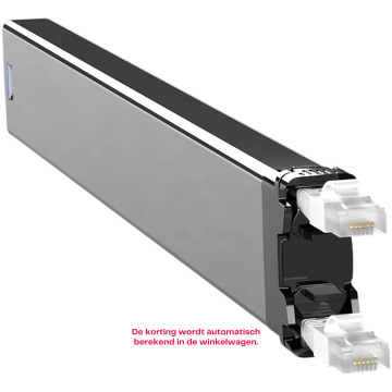 PATCHBOX 365 Cassette, Cat6a/Ea, STP Wit, 0.8m, 8HE bereik, EOL