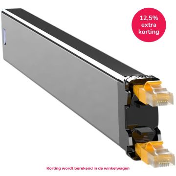 PATCHBOX 365 Cassette, Cat6a/Ea, UTP Geel, 0.8m, 8HE bereik, EOL