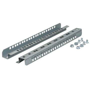 ProLine, 19inch profielen 12HE tbv IP55 wandkast, 2 stuks