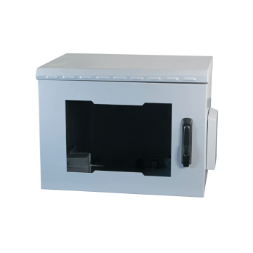 ProLine, IP55 Wandkast 7HE, B600xD600xH410, Glasdeur, RAL7035
