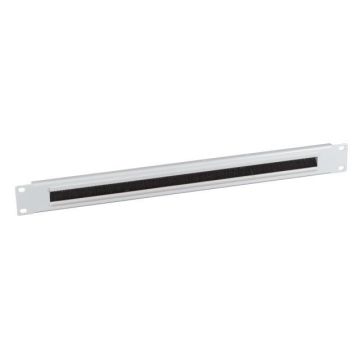ProLine, Kabeldoorvoerpaneel 19inch, 1HE met borstelstrip, RAL7035