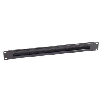 ProLine, Kabeldoorvoerpaneel 19inch, 1HE met borstelstrip, RAL9005