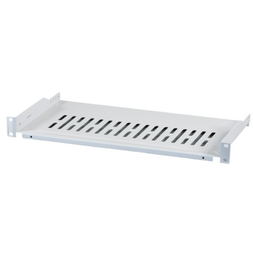 ProLine, Legbord <10kg, halfzwevend vast, 1HE, D250mm, 19inch, RAL7035