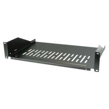 ProLine, Legbord <22kg, halfzwevend vast, 2HE, D300mm, 19 inch, RAL9005