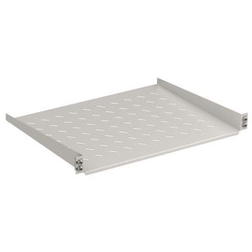 ProLine, Legbord <6kg, halfzwevend verstelbaar, 1HE, D350mm, kastd. 500, 19inch, RAL9005