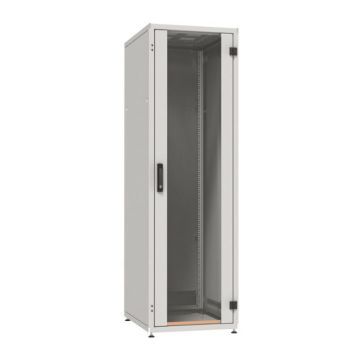ProLine, Patchkast 33HE, B600xD800xH1563, voor glas-achter plaat, RAL7035