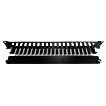 ProLine, Rangeerpaneel met deksel, 1HE, Ral9005, H44mm, beugellengte=50mm