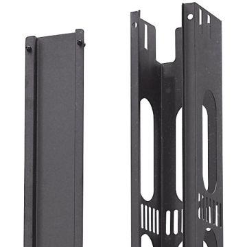 ProLine, Verticale kabelgoot met deksel tbv 47HE kast, B100xD111mm, 1 stuk, RAL9005