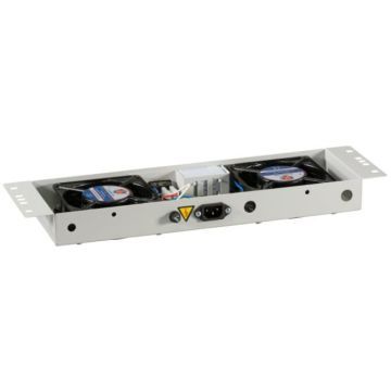 ProLine, Wandkast ventilator, dak-unit, 2v + Thermostaat, RAL7035, excl netsnoer