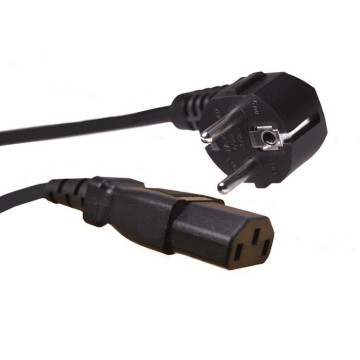 Ratio, Netsnoer, 230v, Schuko Haaks naar C13 Female