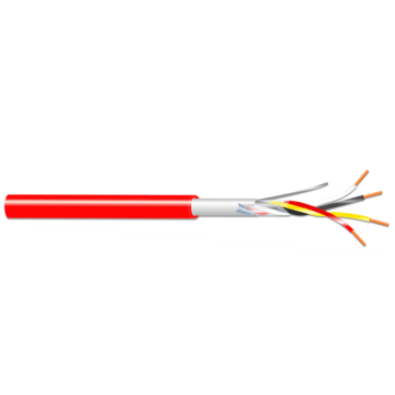 Brandmeldkabel, JB-H(St)H, 2x2x0.8mm, rood, LSOH, Cca-s1.d1.a1