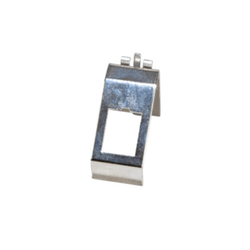 DIN-Rail adapter tbv 1 keystone, metaal, leeg