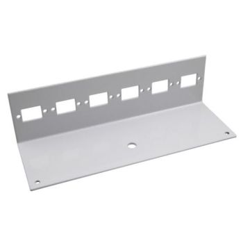 FO inzetplaat 6xLCD tbv FO wandbox, grijs, artnr. 05060992
