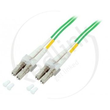 Glasvezel Patchkabel, OM5, DX, LC/pc-LC/pc, LSZH, Lime, 1m, Fig 8