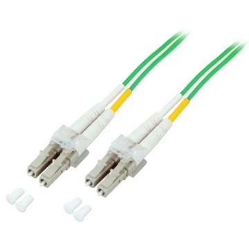 Glasvezel Patchkabel, OM5, DX, LC/pc-LC/pc, LSZH, Lime, 20m, Fig 8