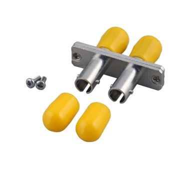 Koppelstuk ST/PC Duplex, Keramiek, SM/MM, metaal