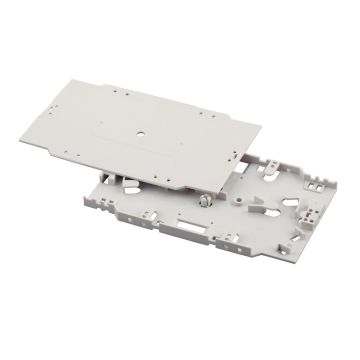 Lascassette, klein beige, plek voor 2x splicehouder, B155xH8xD92mm
