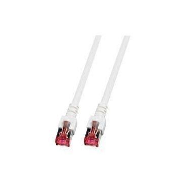 Patchkabel S/FTP, AWG27, Cat6, OD6.2mm, LSOH, wit, 10m, EOL op=op