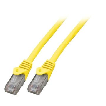 Patchkabel U/UTP, Cat6, LSOH, CCA, geel, 5m, EOL op=op