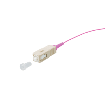 Pigtail OM4, SC/PC, 2m, LSZH, Lila