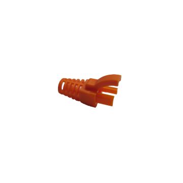 RJ45 Tule oranje met lipbescherming 5.7mm