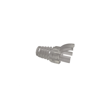 RJ45 Tule transparant met lipbescherming 5.7mm