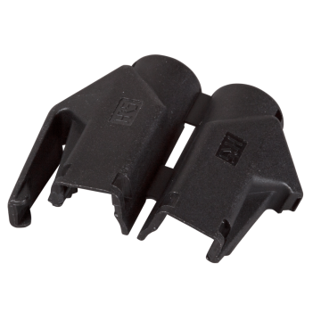 RJ45, Kniktule, zwart, 6.6mm binnen tbv TM21 en TM31