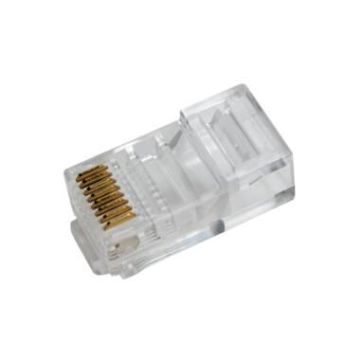 RJ45, Modulair plug, UTP, soepel tbv platte kabel, vpe