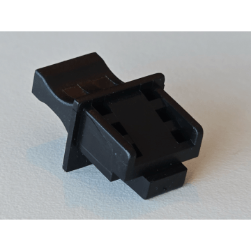 Stof-Dop tbv RJ45 female poort, zwart