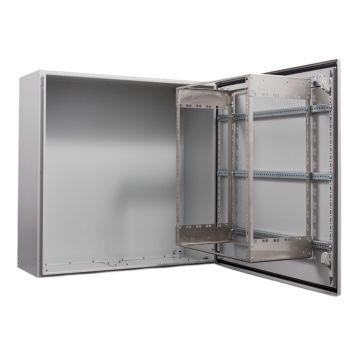 AX IT 19" wandkast, 13HE, B600x350/400, zwenkbaar, max 20kg