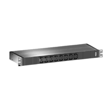 PDU 19i Basic 16A/1F 8xC13, Excl. Voedingskabel, ingang PDU is C20